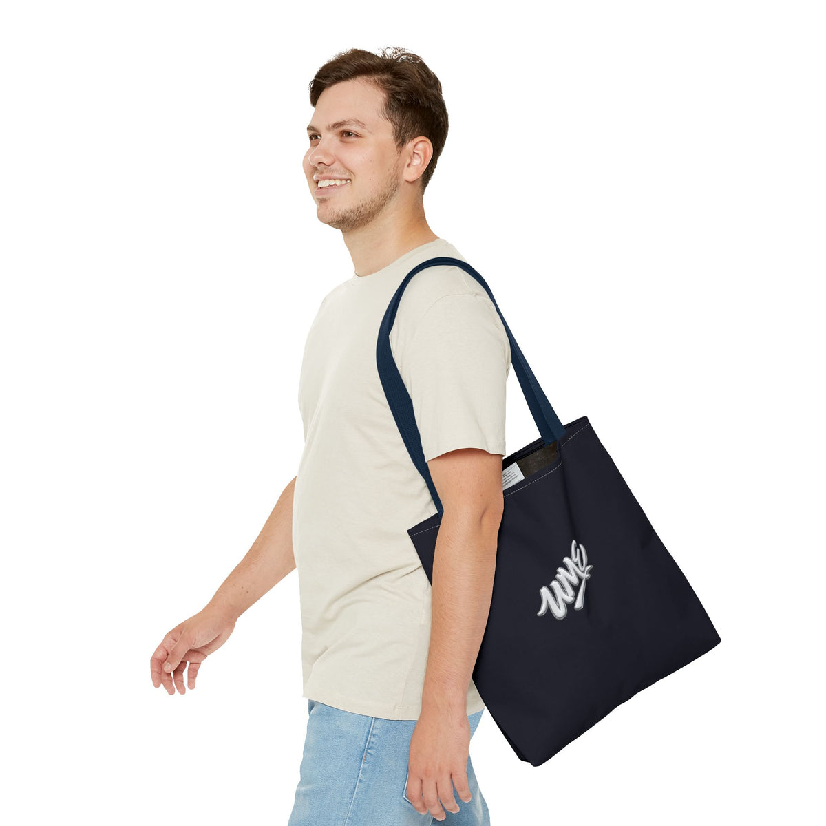 Tote Bag — UME White Logo Streetwear Carryall