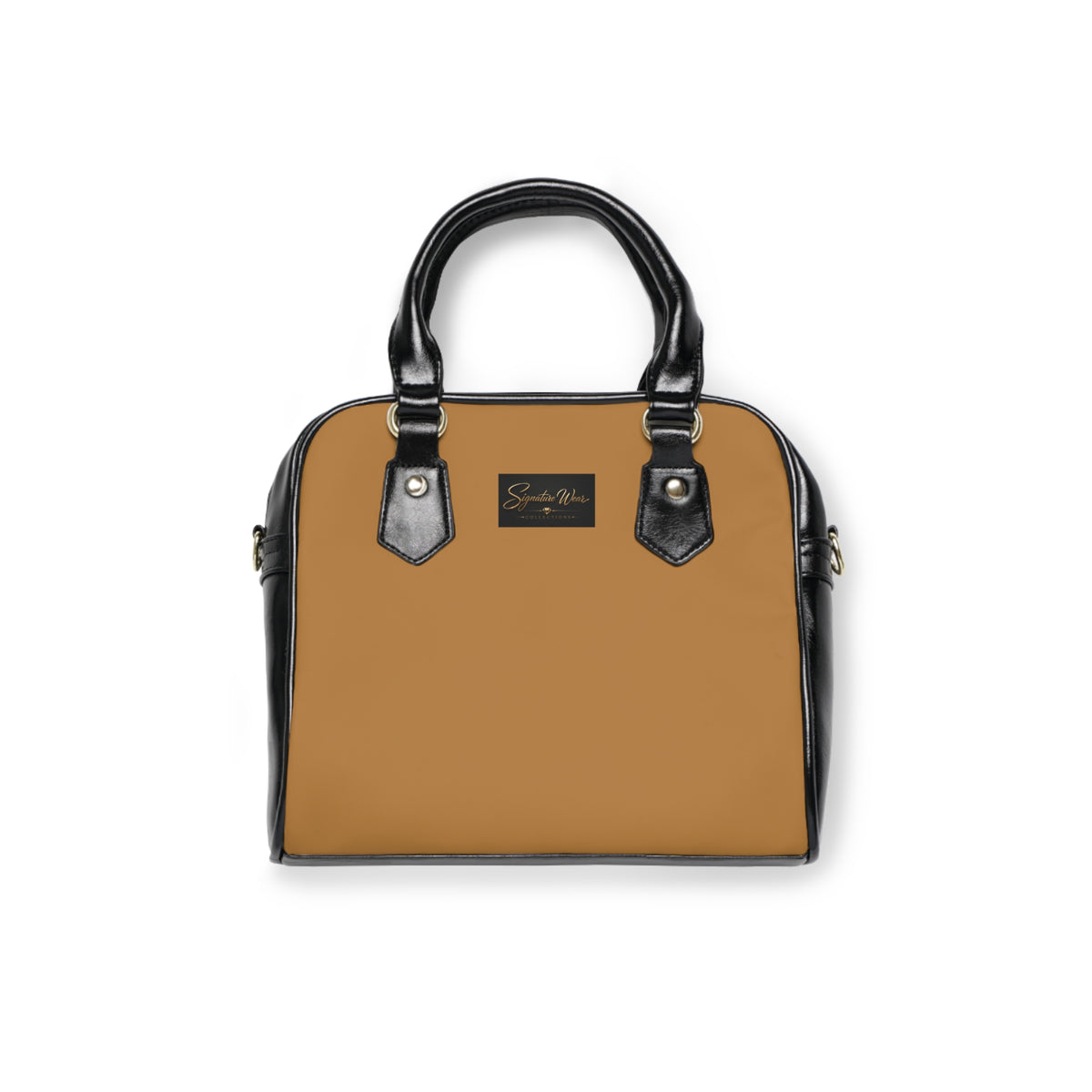 Classic Leather Satchel Handbag – Camel | Structured Shoulder Purse for Everyday & Work