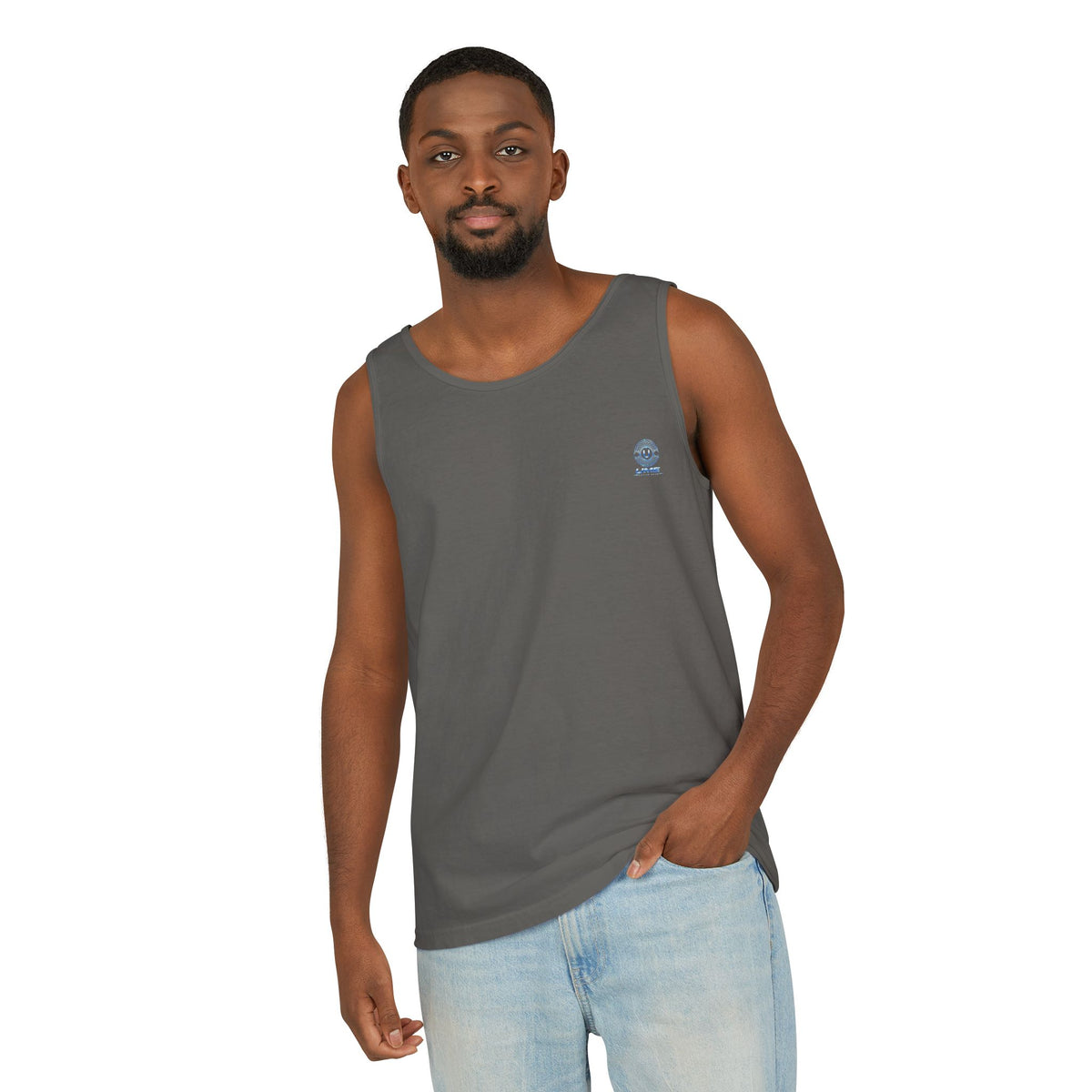 Garment-Dyed Tank Top — UME Activewear Logo