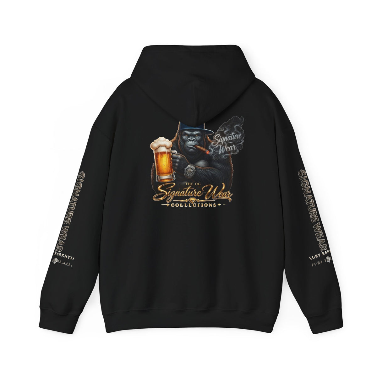 Signature Wear Gorilla Graphic Hoodie — Black, White, Sand & More