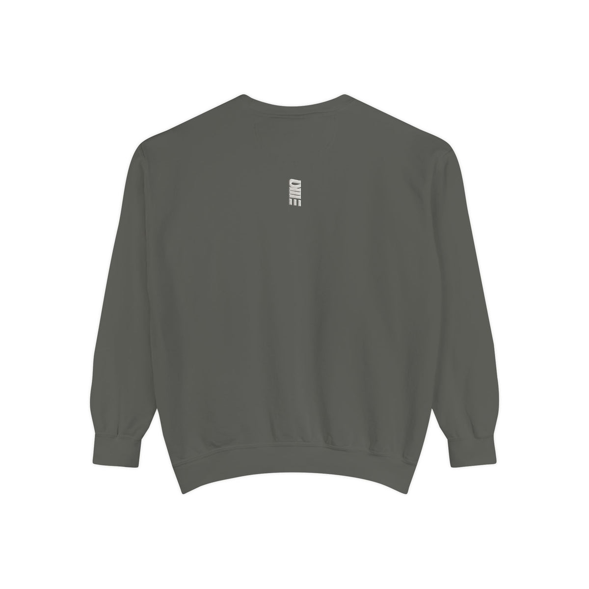 Garment-Dyed Crewneck Sweatshirt — Multi-Color Minimal Graphic
