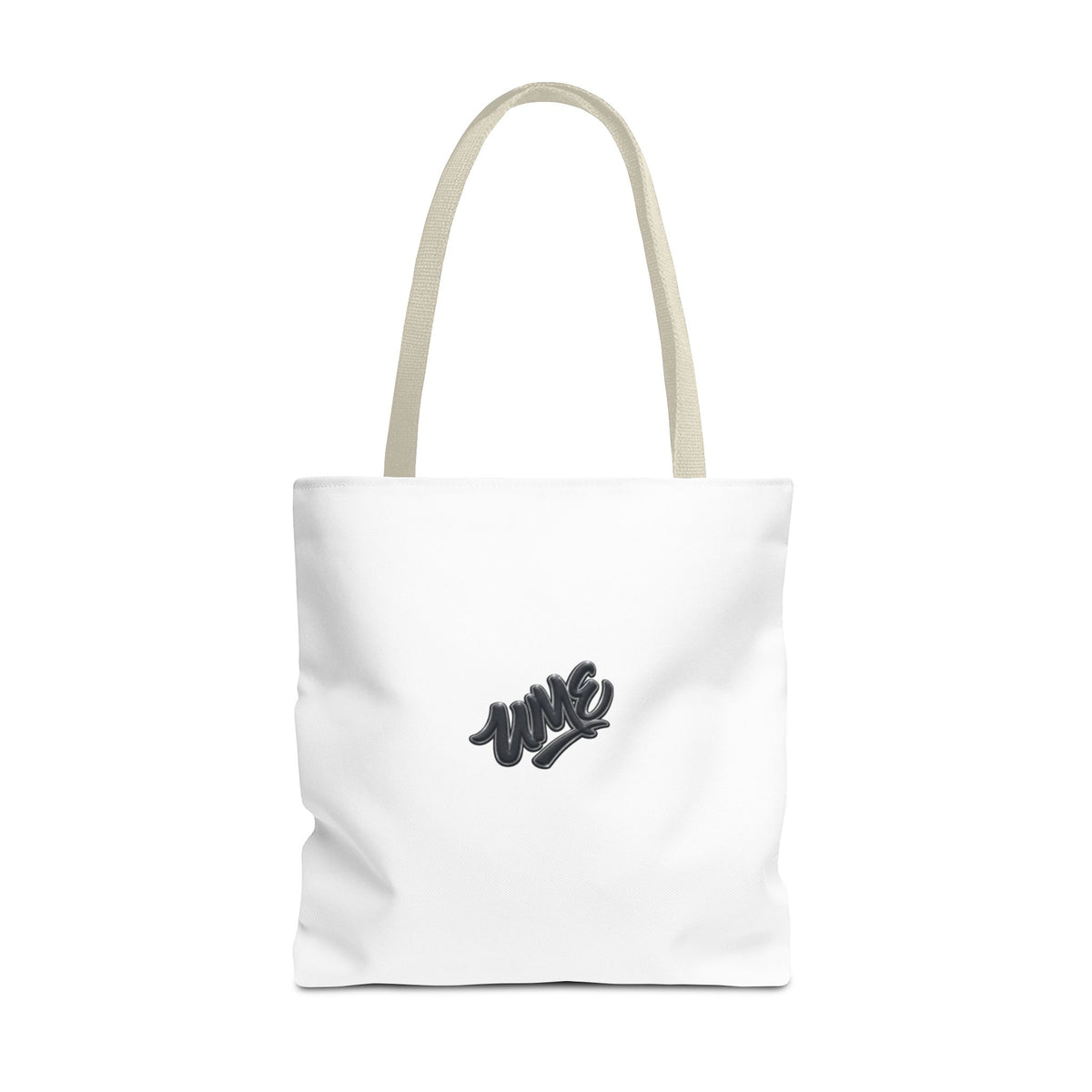 Tote Bag — White UME Black Logo Streetwear Carryall