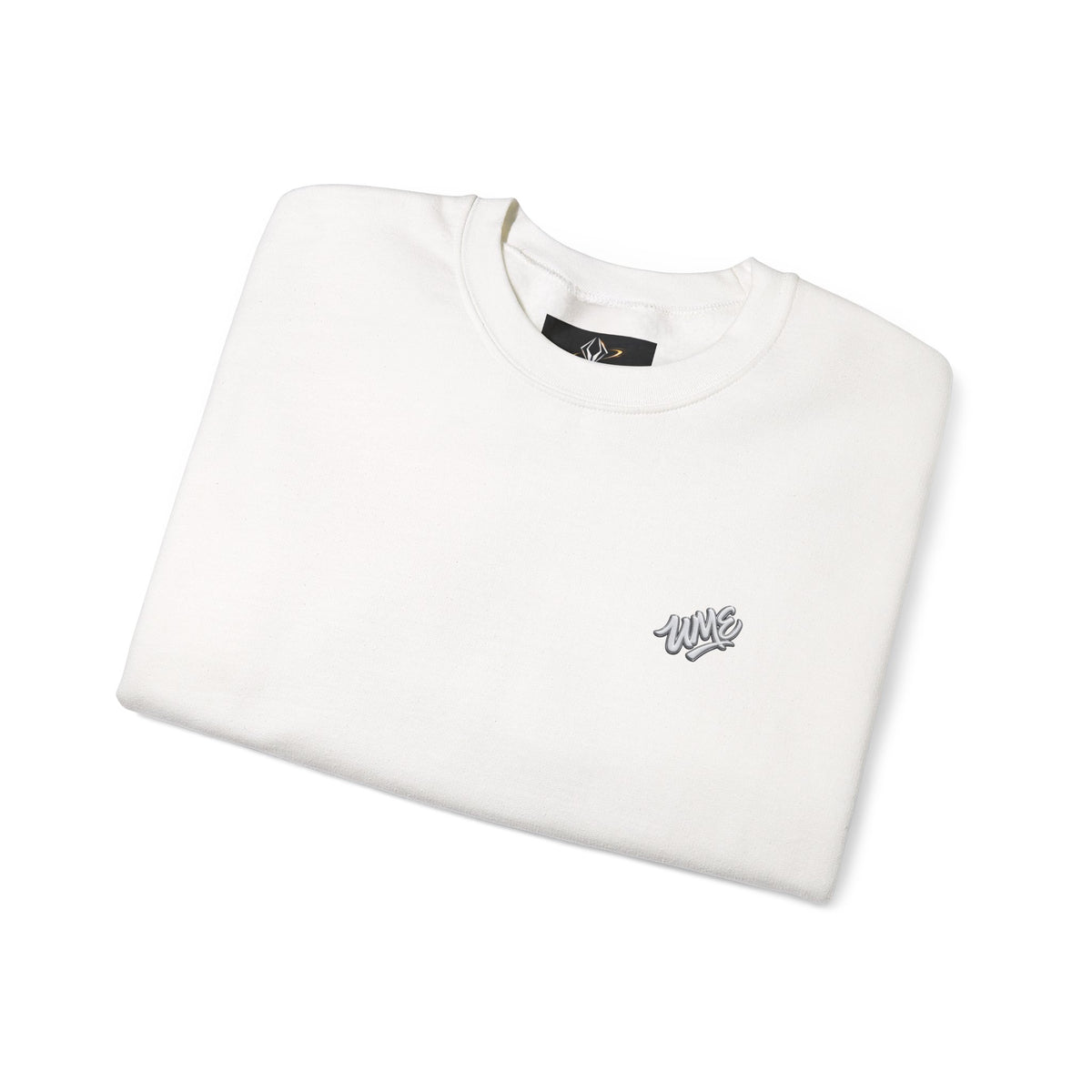 Crewneck Sweatshirt — UME White Logo All-Over Print