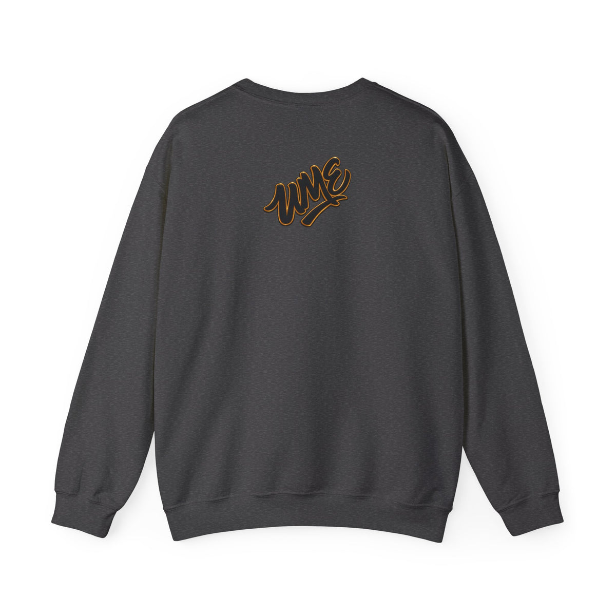 Crewneck Sweatshirt — UME Black Logo All-Over Print