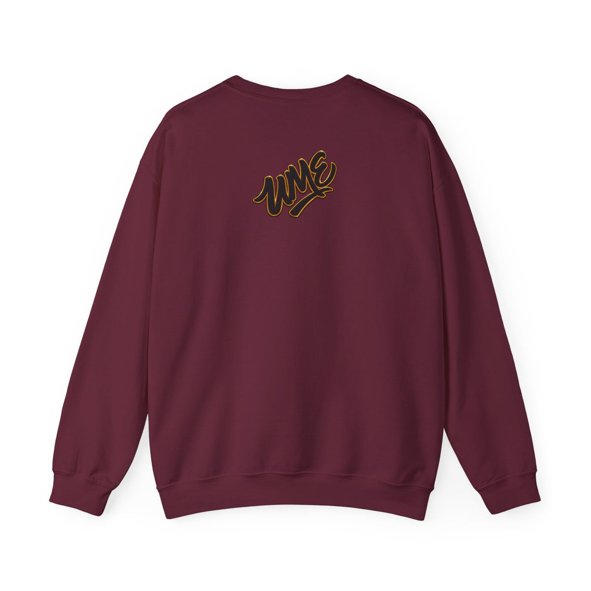 Crewneck Sweatshirt — UME Black Logo All-Over Print