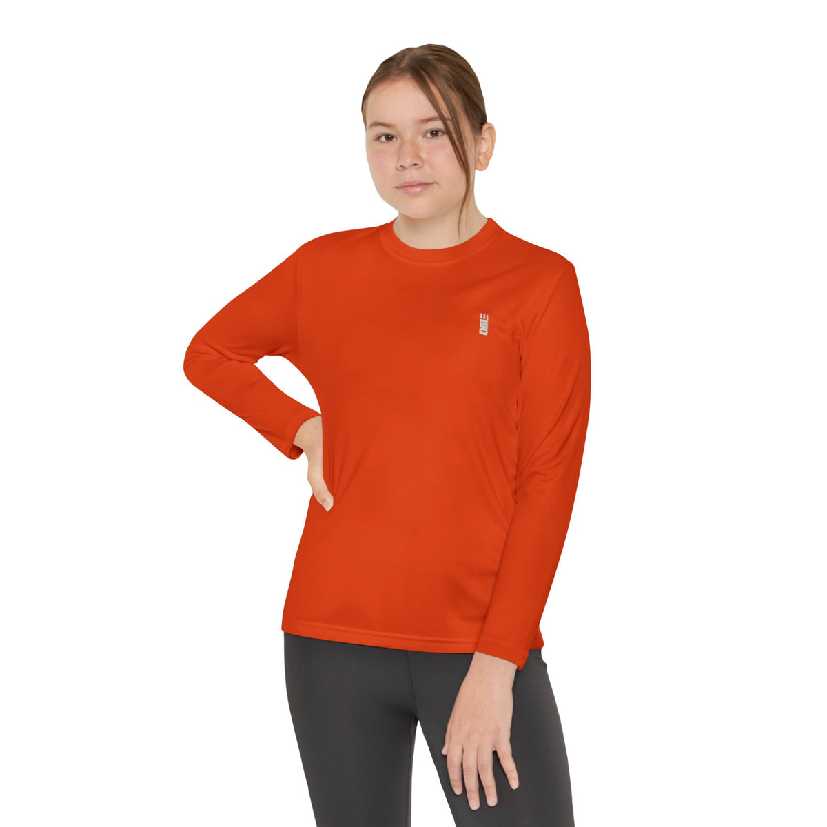 Youth Long-Sleeve Performance Tee — Multi-Color Athletic Top