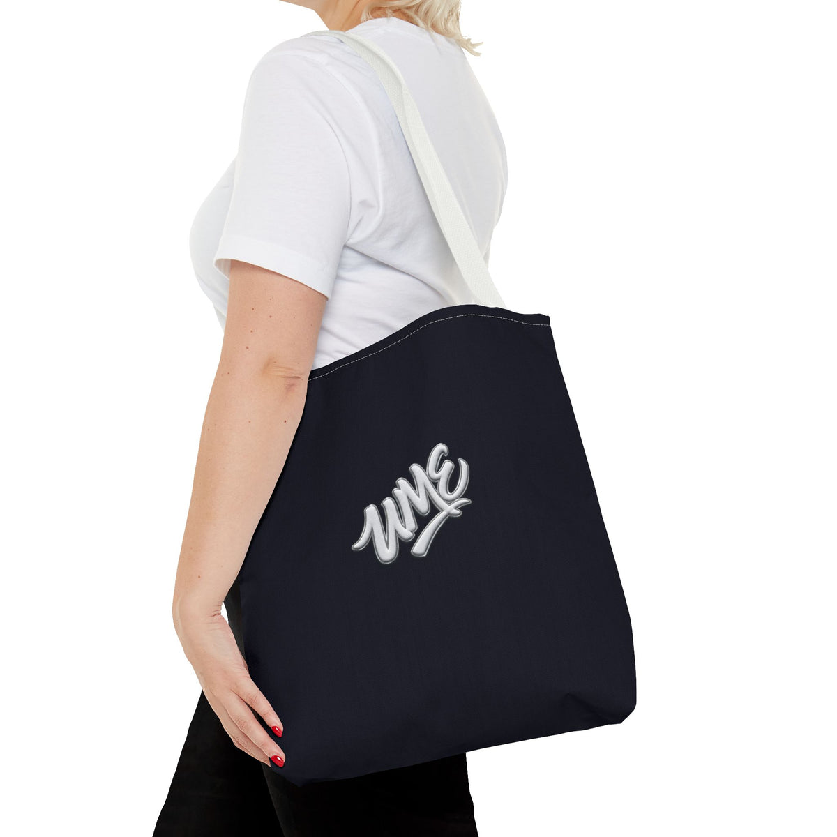 Tote Bag — UME White Logo Streetwear Carryall