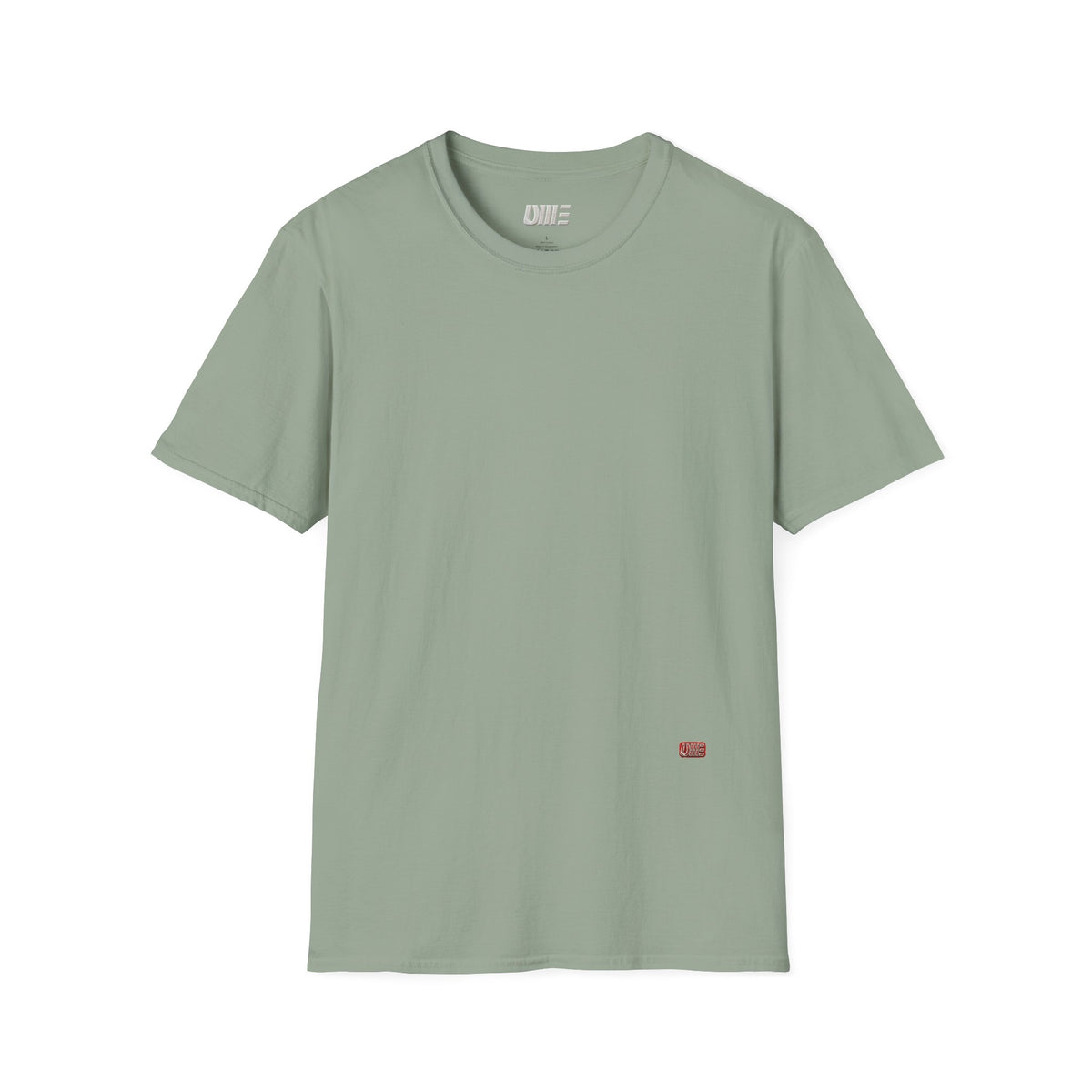 Minimalist Tiny Logo T-Shirt — Navy, White & More Base Colors