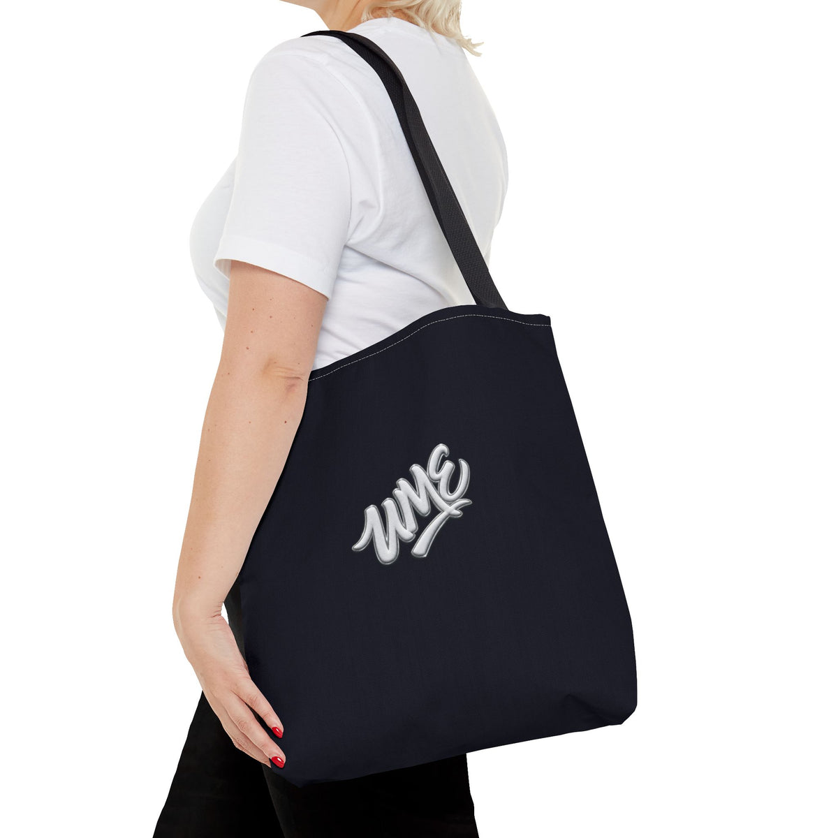 Tote Bag — UME White Logo Streetwear Carryall
