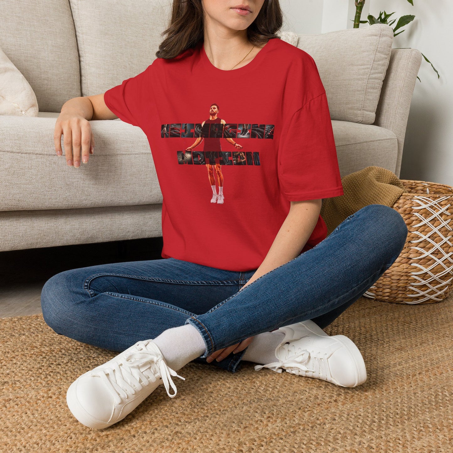 The Grind Graphic Tee — Cinematic Athlete Collage
