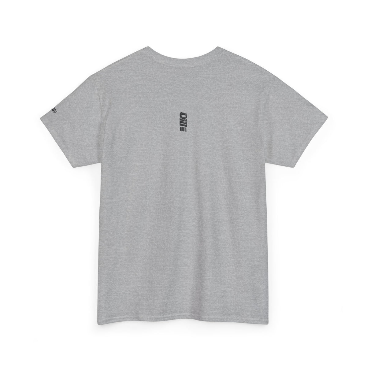 Minimalist Micro Logo Tee - White Cotton Casual Shirt