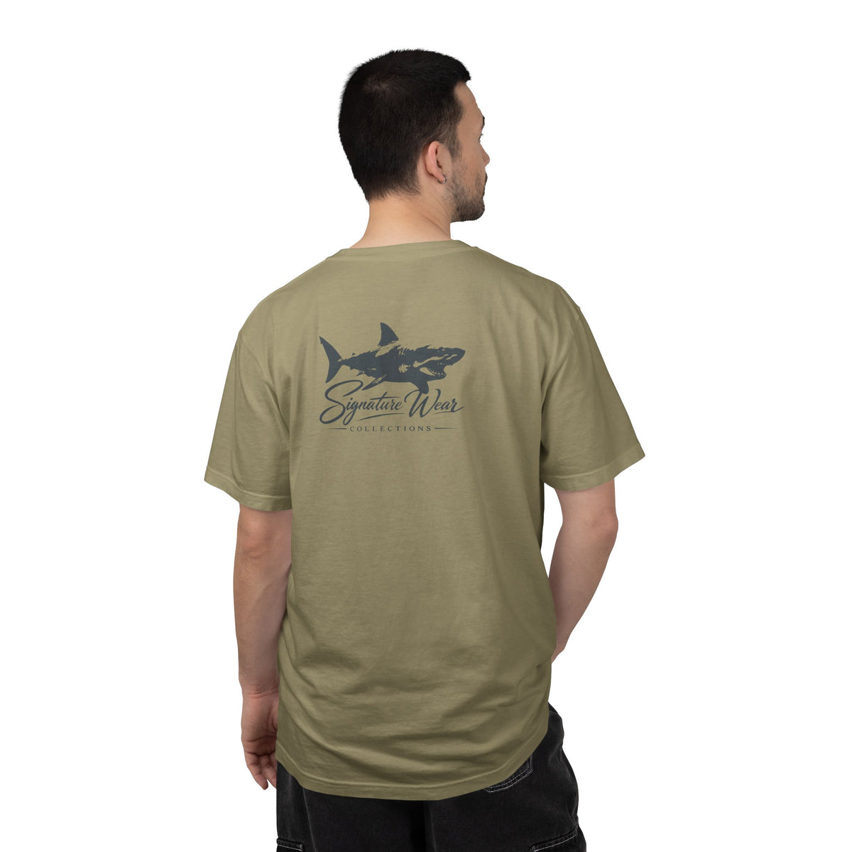 Signature Wave Shark Graphic T-Shirt — Coastal Surf Casual Tee | White, Black & More