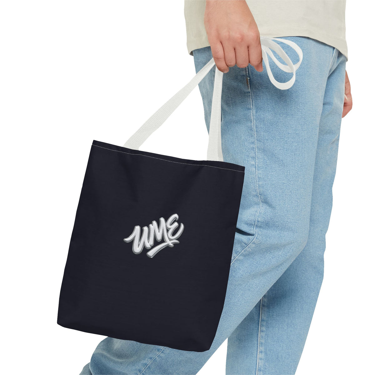 Tote Bag — UME White Logo Streetwear Carryall