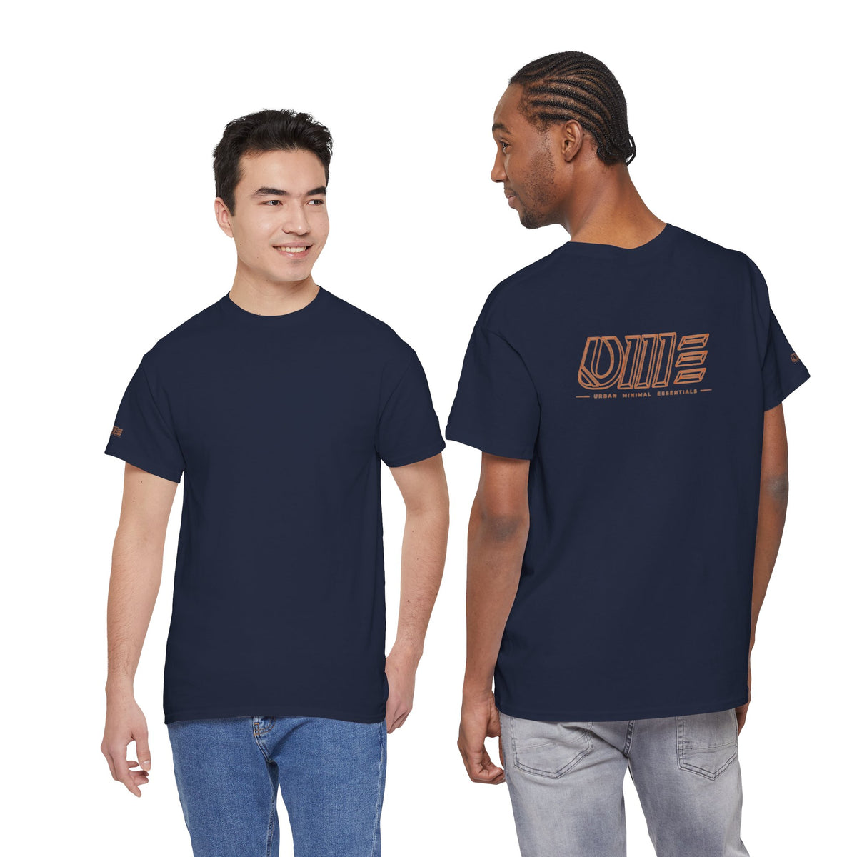 Retro Stripe UME Logo T-Shirt — White, Natural & More Colors