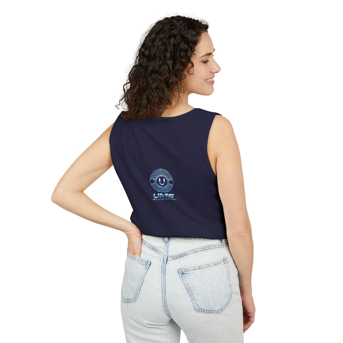 Garment-Dyed Tank Top — UME Activewear Logo