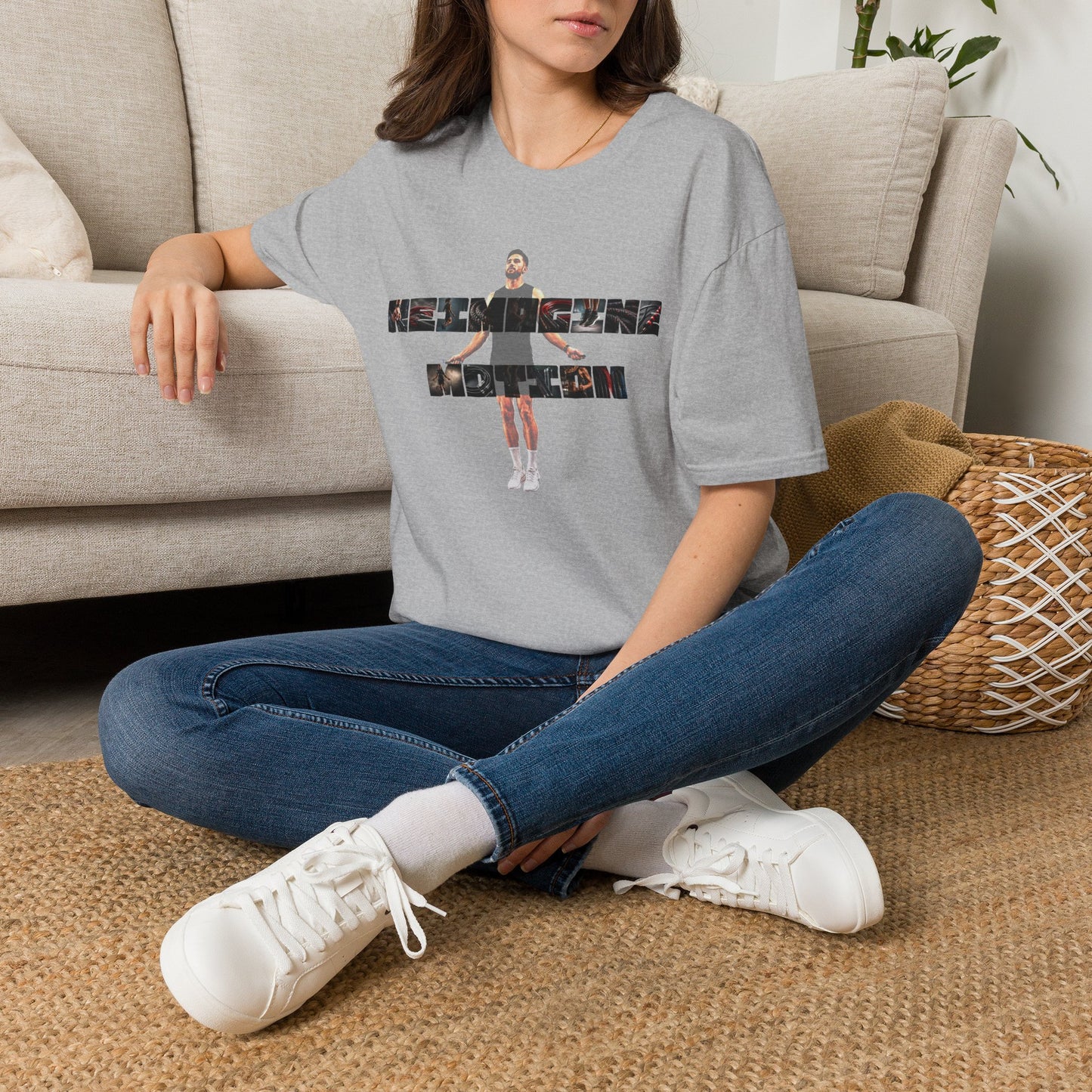 The Grind Graphic Tee — Cinematic Athlete Collage