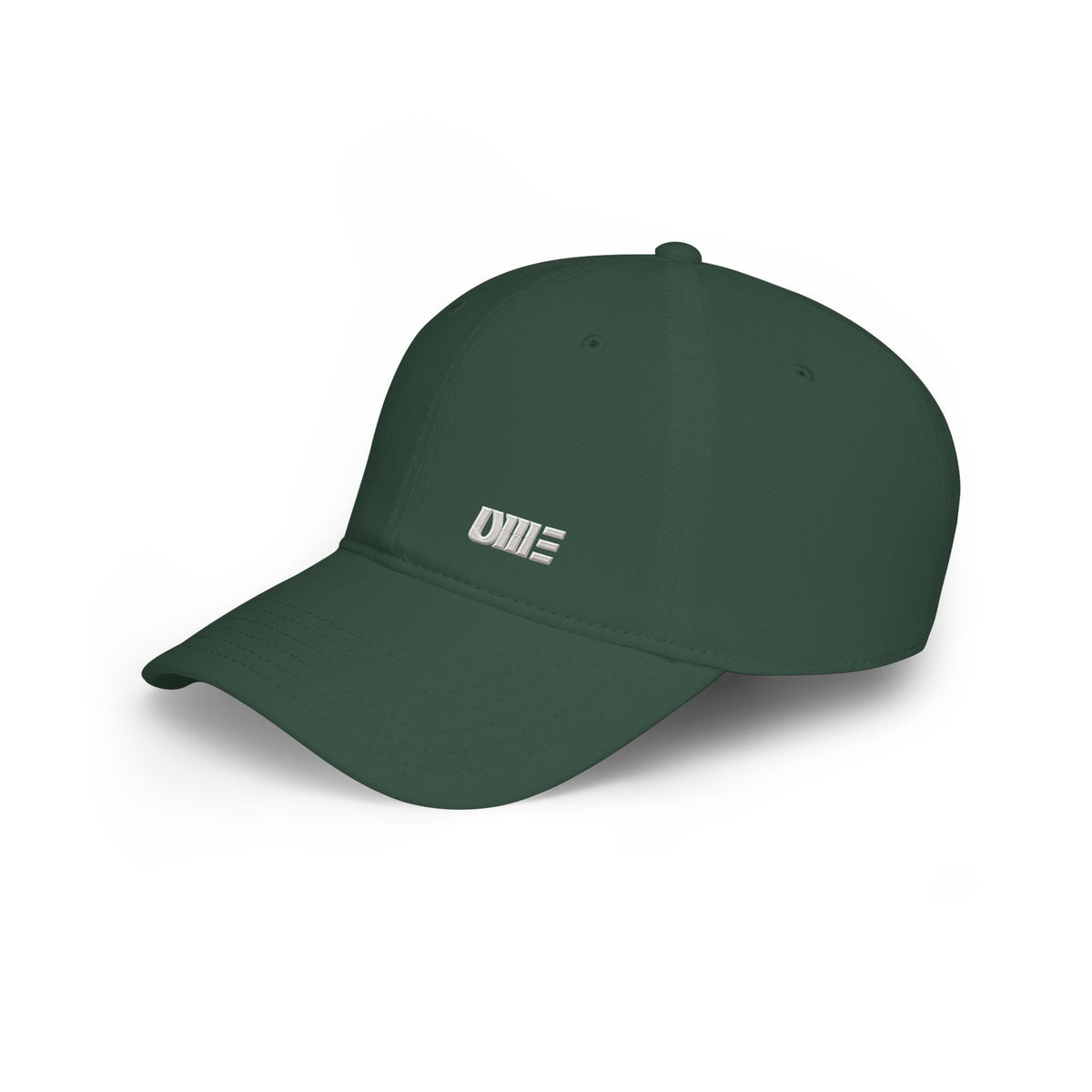Low-Profile Cotton Baseball Cap — Multi-Color Embroidered Hat