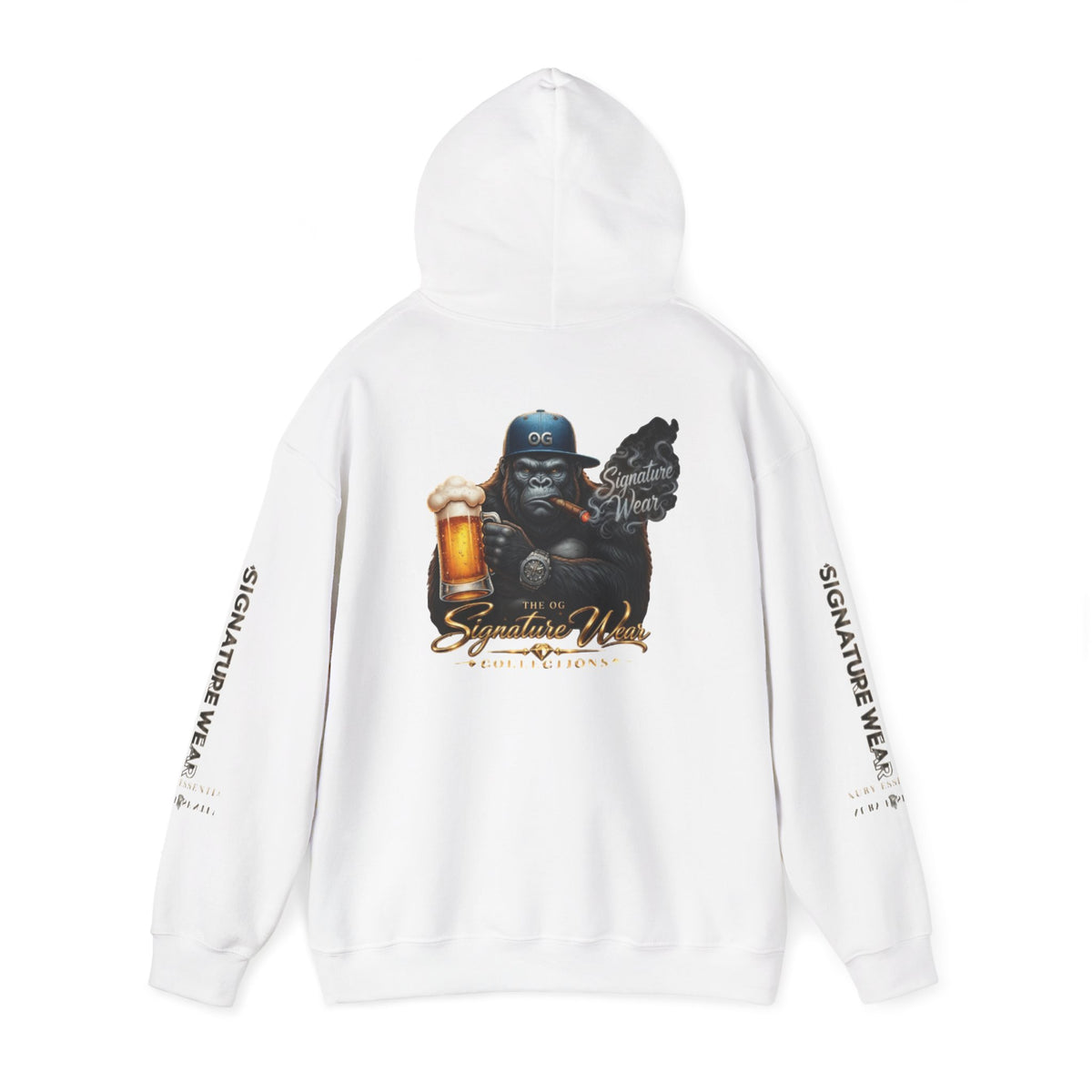 Signature Wear Gorilla Graphic Hoodie — Black, White, Sand & More
