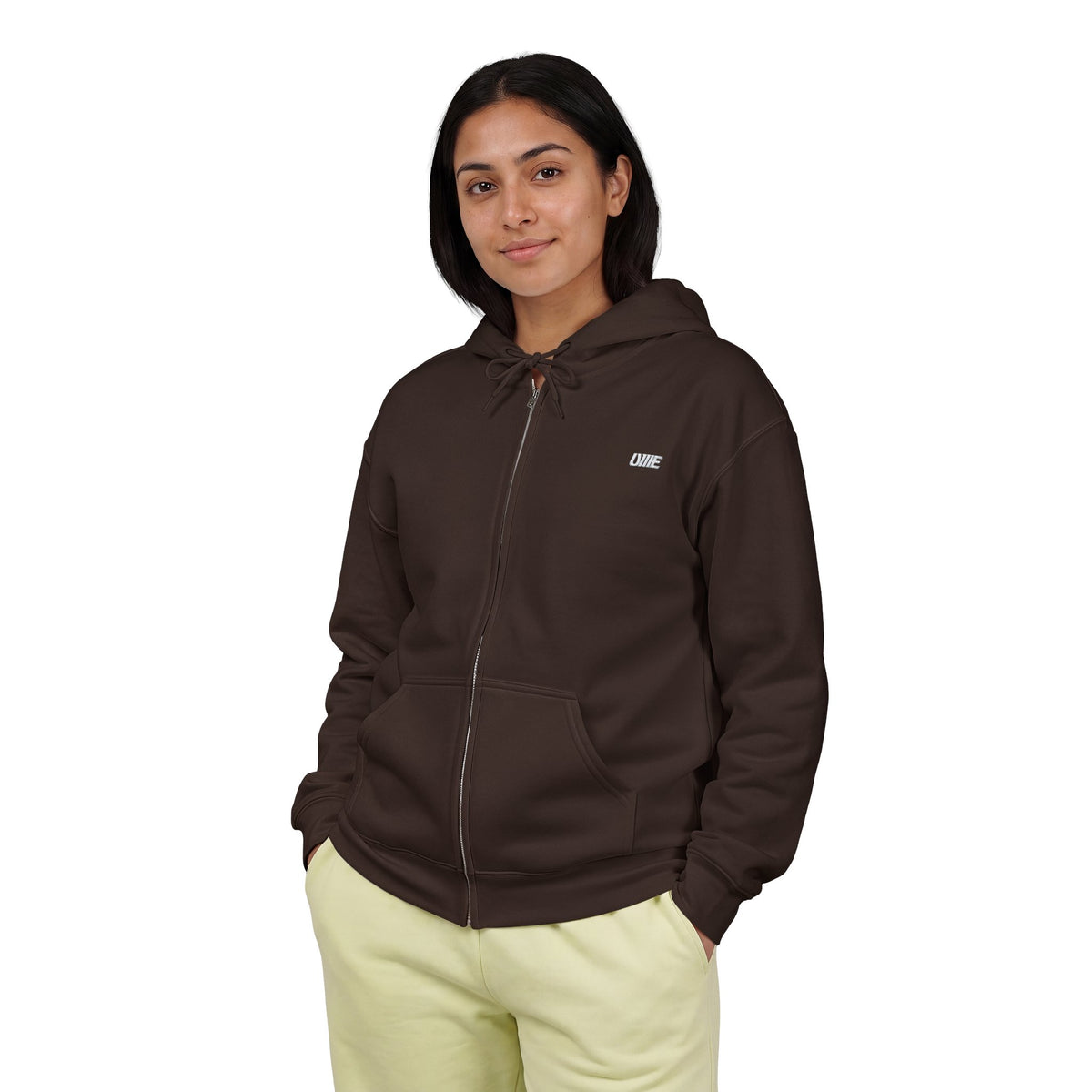 UME Multi-Color Full-Zip Hoodie — Heavy Blend Embroidered Sweatshirt