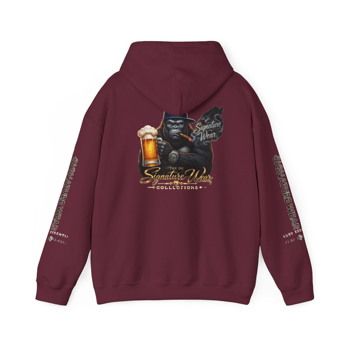 Signature Wear Gorilla Graphic Hoodie — Black, White, Sand & More
