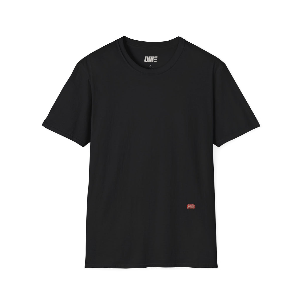 Minimalist Tiny Logo T-Shirt — Navy, White & More Base Colors
