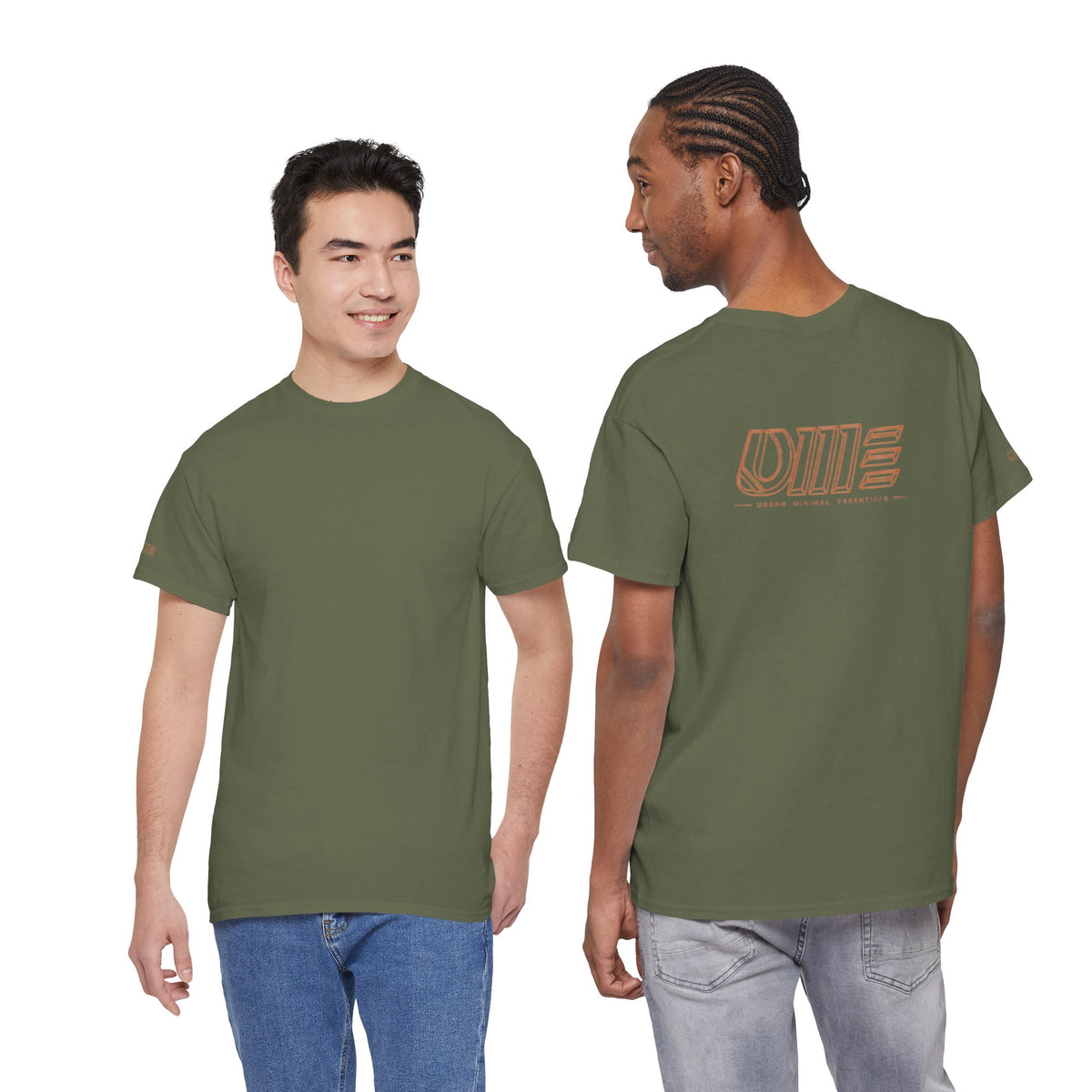 Retro Stripe UME Logo T-Shirt — White, Natural & More Colors