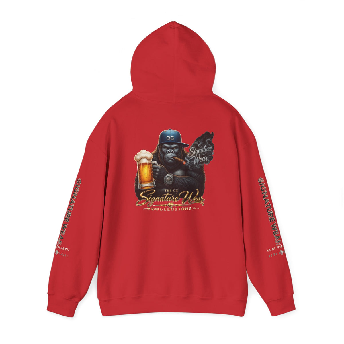 Signature Wear Gorilla Graphic Hoodie — Black, White, Sand & More