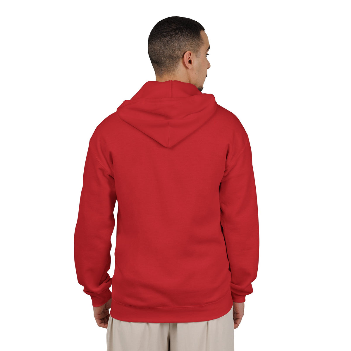Minimalist Full-Zip Hoodie — White, Black & More Base Colors