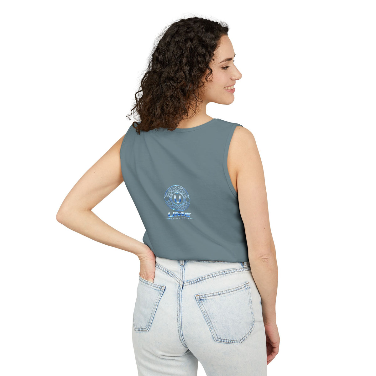 Garment-Dyed Tank Top — UME Activewear Logo