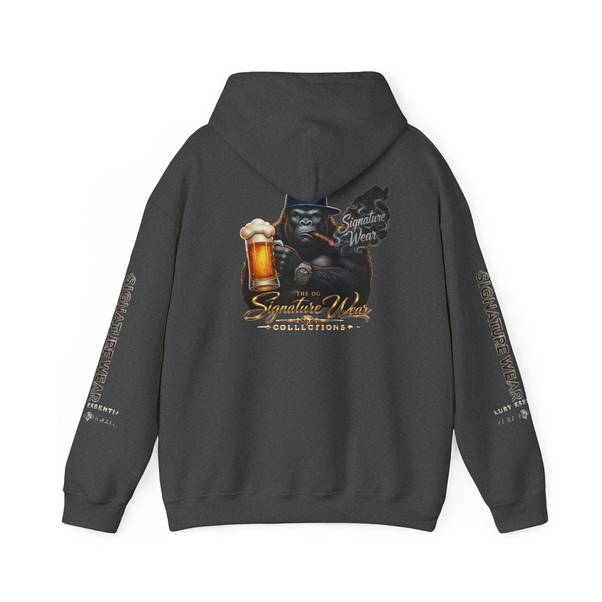 Signature Wear Gorilla Graphic Hoodie — Black, White, Sand & More