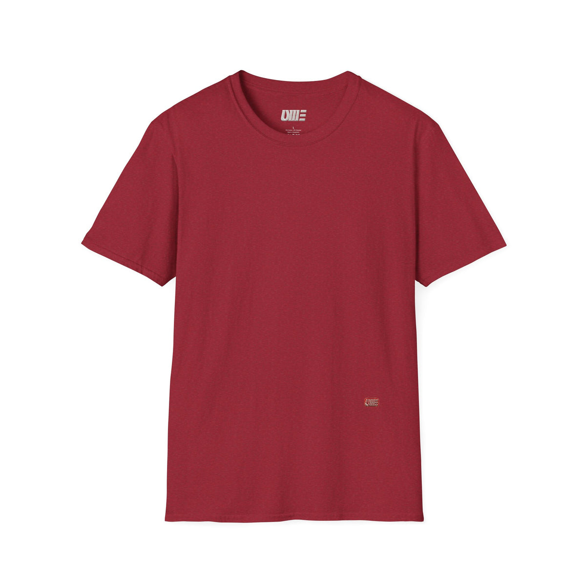Minimalist Tiny Logo T-Shirt — Navy, White & More Base Colors