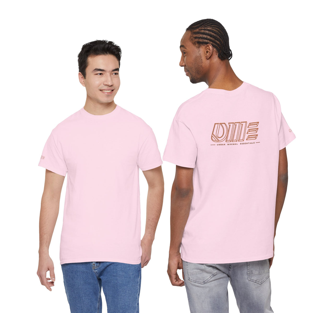 Retro Stripe UME Logo T-Shirt — White, Natural & More Colors