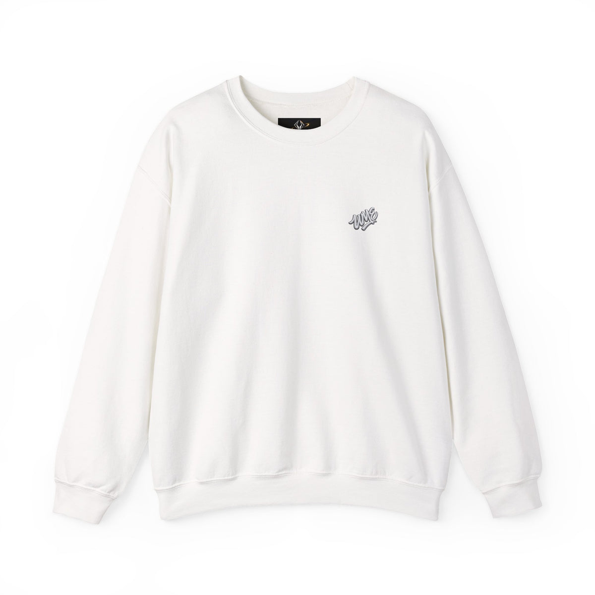Crewneck Sweatshirt — UME White Logo All-Over Print
