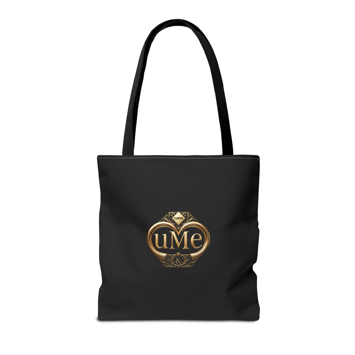 Gold Emblem Tote Bag — Black UME Crest Print