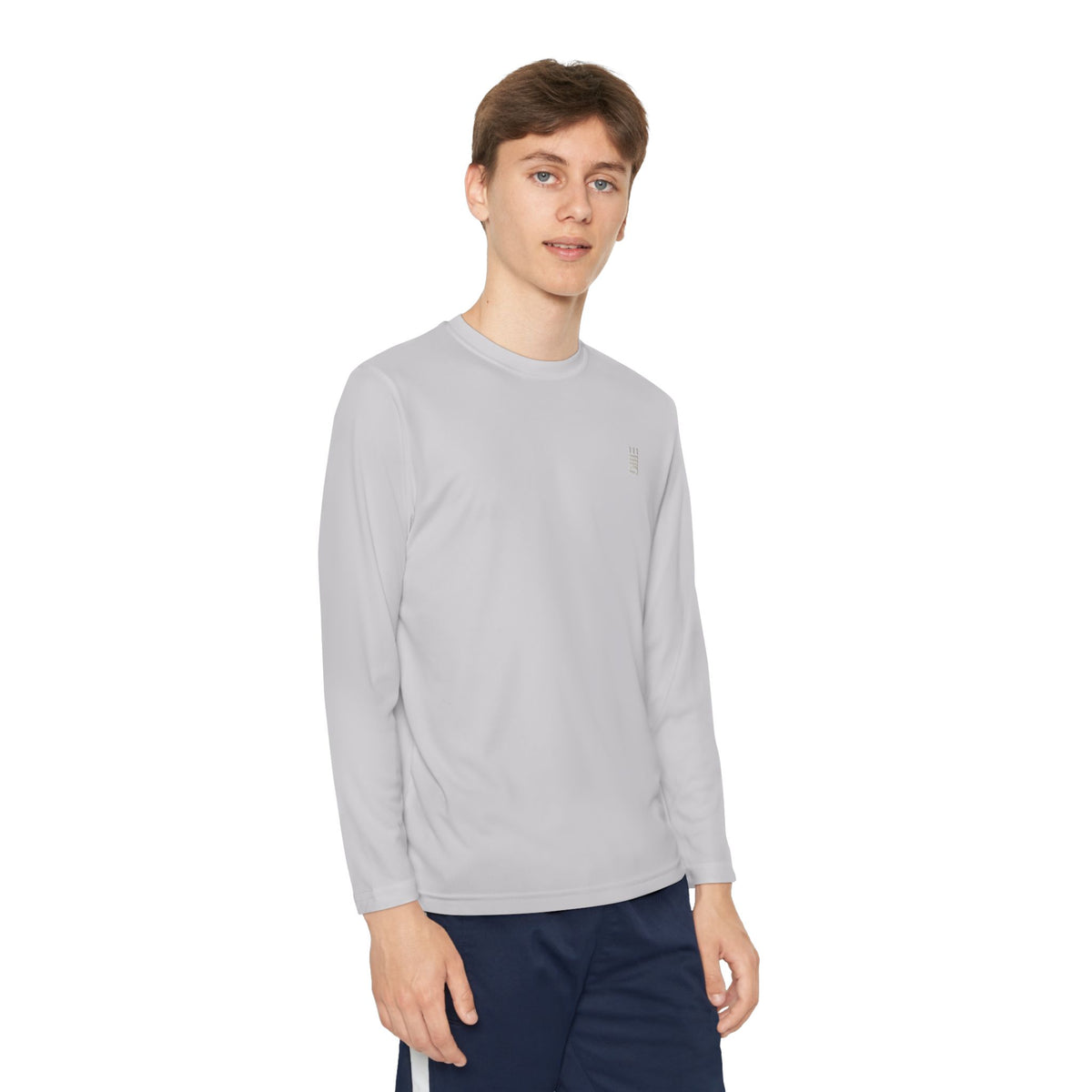 Youth Long-Sleeve Performance Tee — Multi-Color Athletic Top