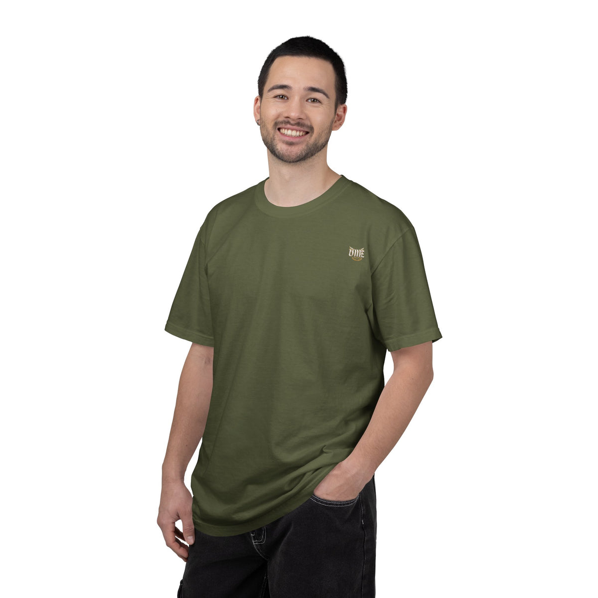 Vintage Dime Graphic T-Shirt — Small Chest & Back Logo