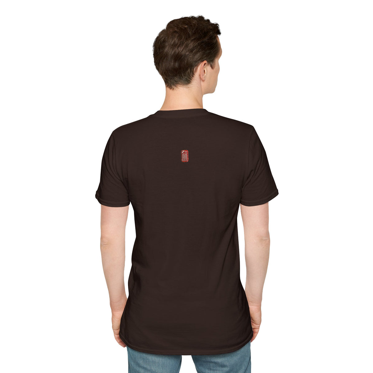 Minimalist Tiny Logo T-Shirt — Navy, White & More Base Colors
