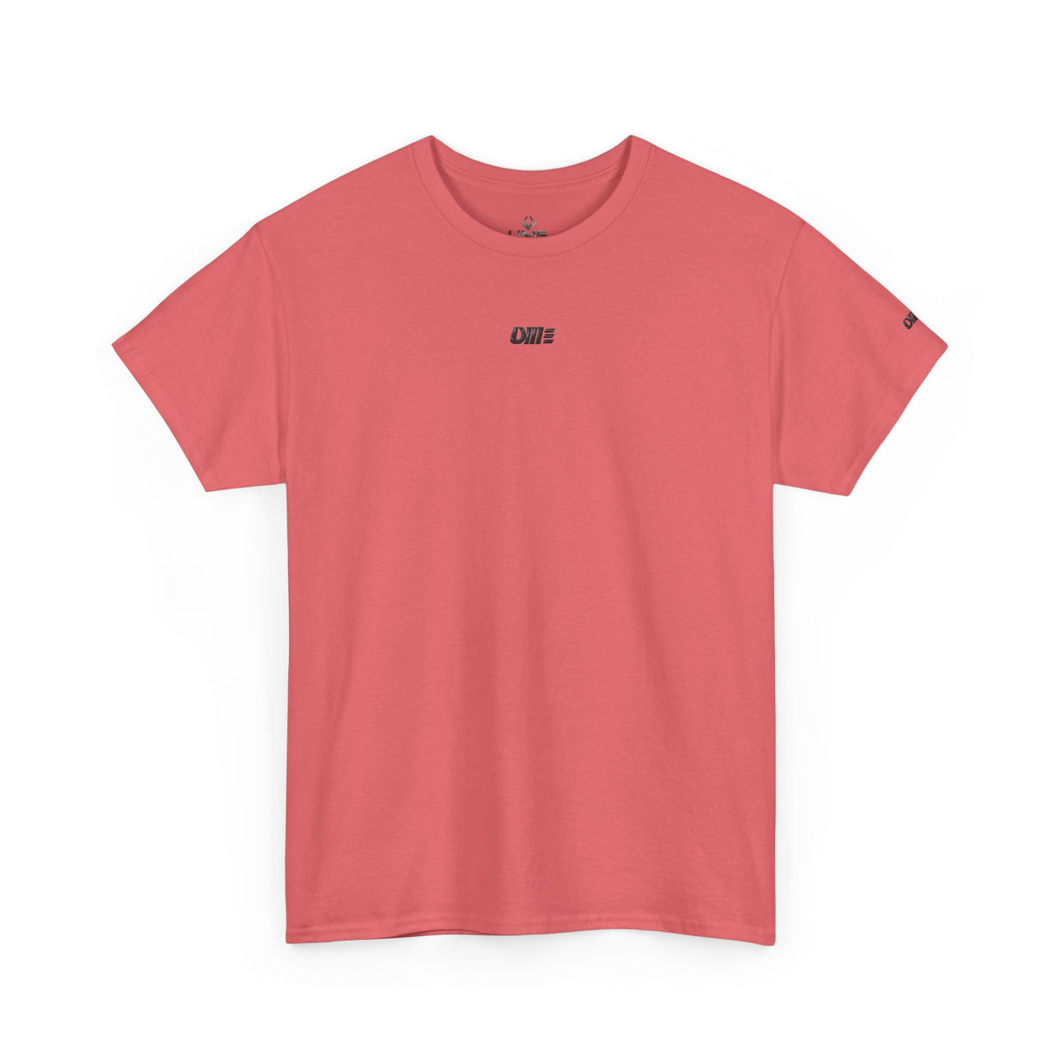 Minimalist Micro Logo Tee - White Cotton Casual Shirt