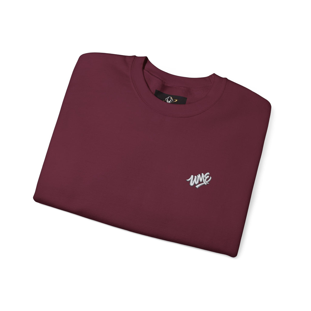 Crewneck Sweatshirt — UME White Logo All-Over Print
