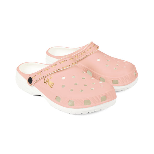 UME Blush Pink EVA Foam Clogs — Lightweight Water-Resistant Slip-On Shoes