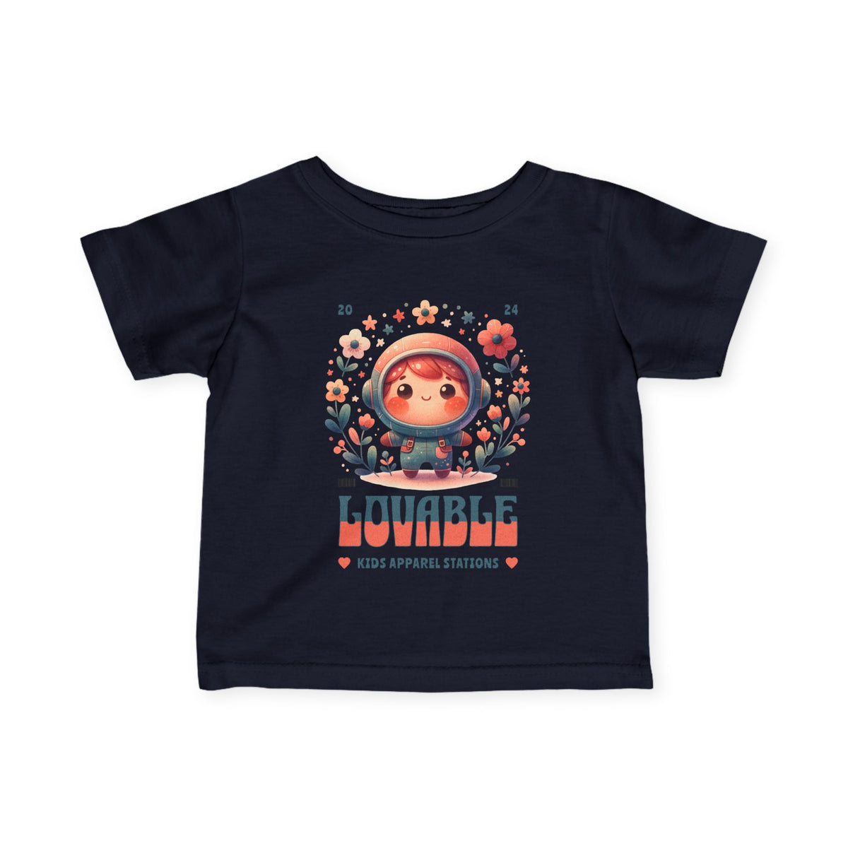 Lovable Astronaut Infant Tee — Cute Space Baby Graphic Baby Shirt