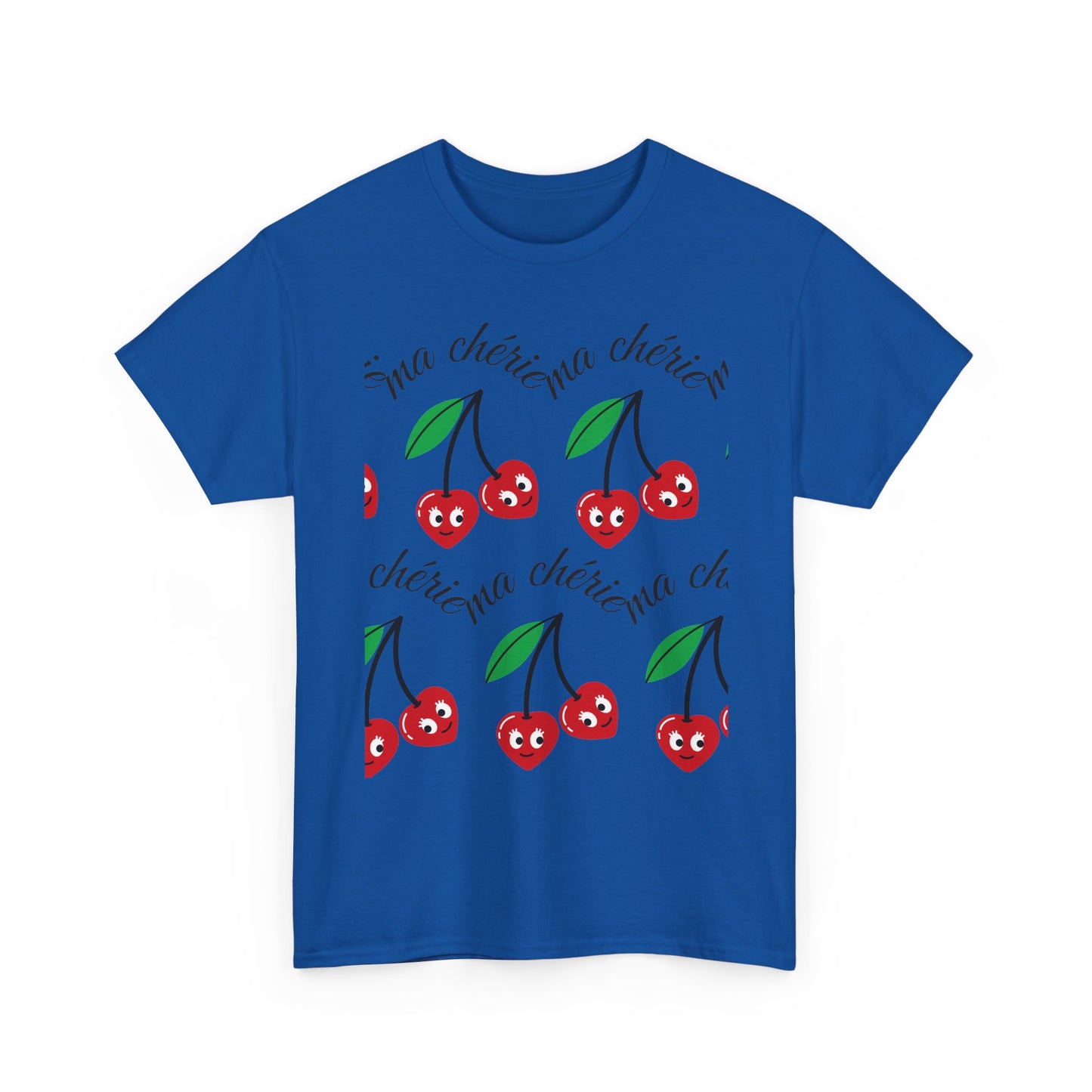Cherry Pattern T‑Shirt — Cute Cherie Graphic Tee