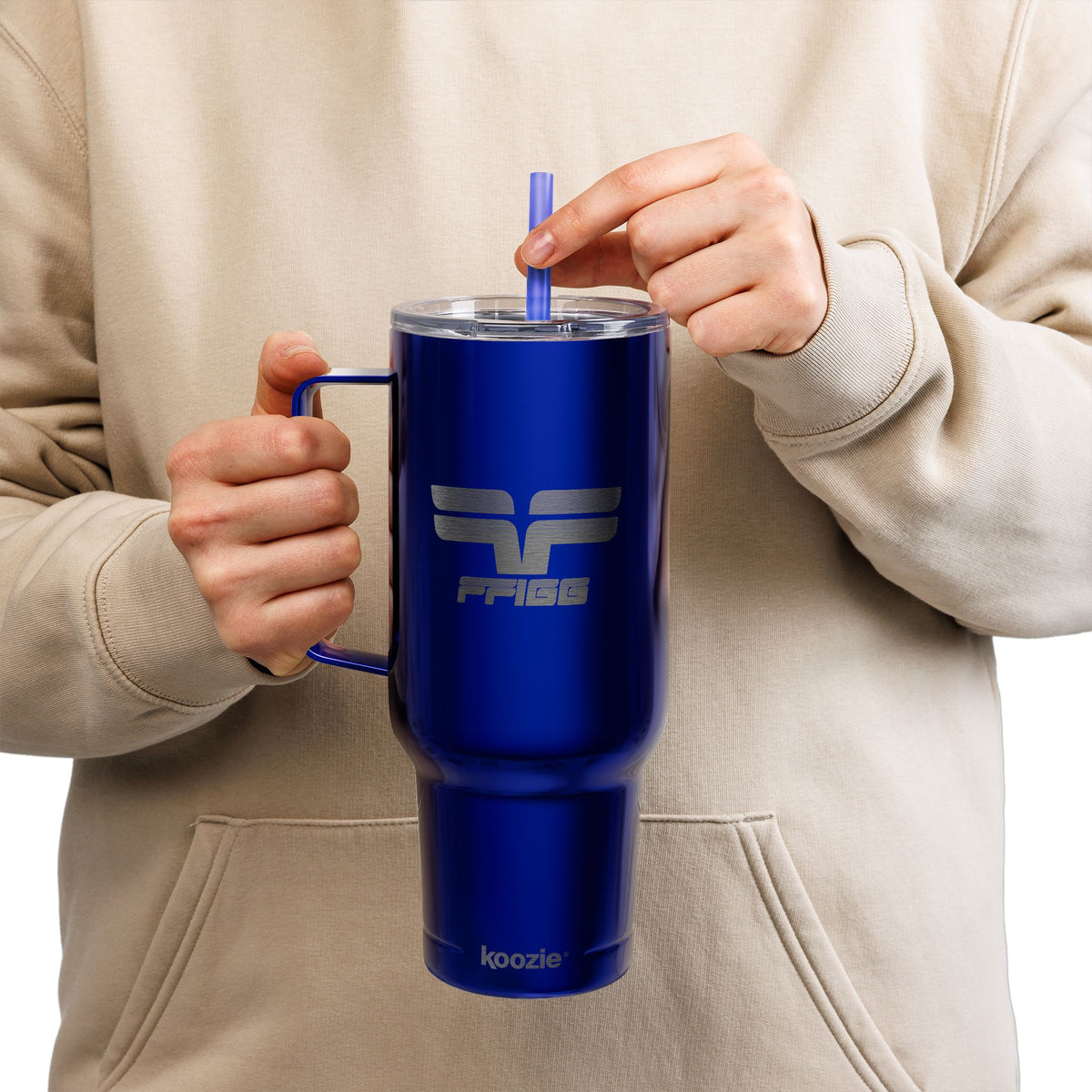 40oz Insulated Tumbler with Lid and Straw