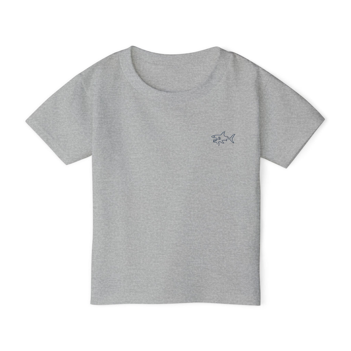 Toddler T‑Shirt — Minimal Shark Sketch Kids Tee