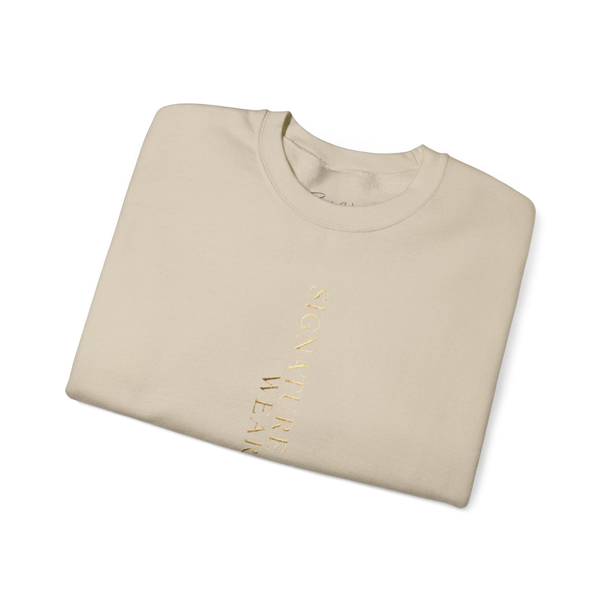 Signature Wear Minimalist Crewneck Sweatshirt — Black, Sand & More