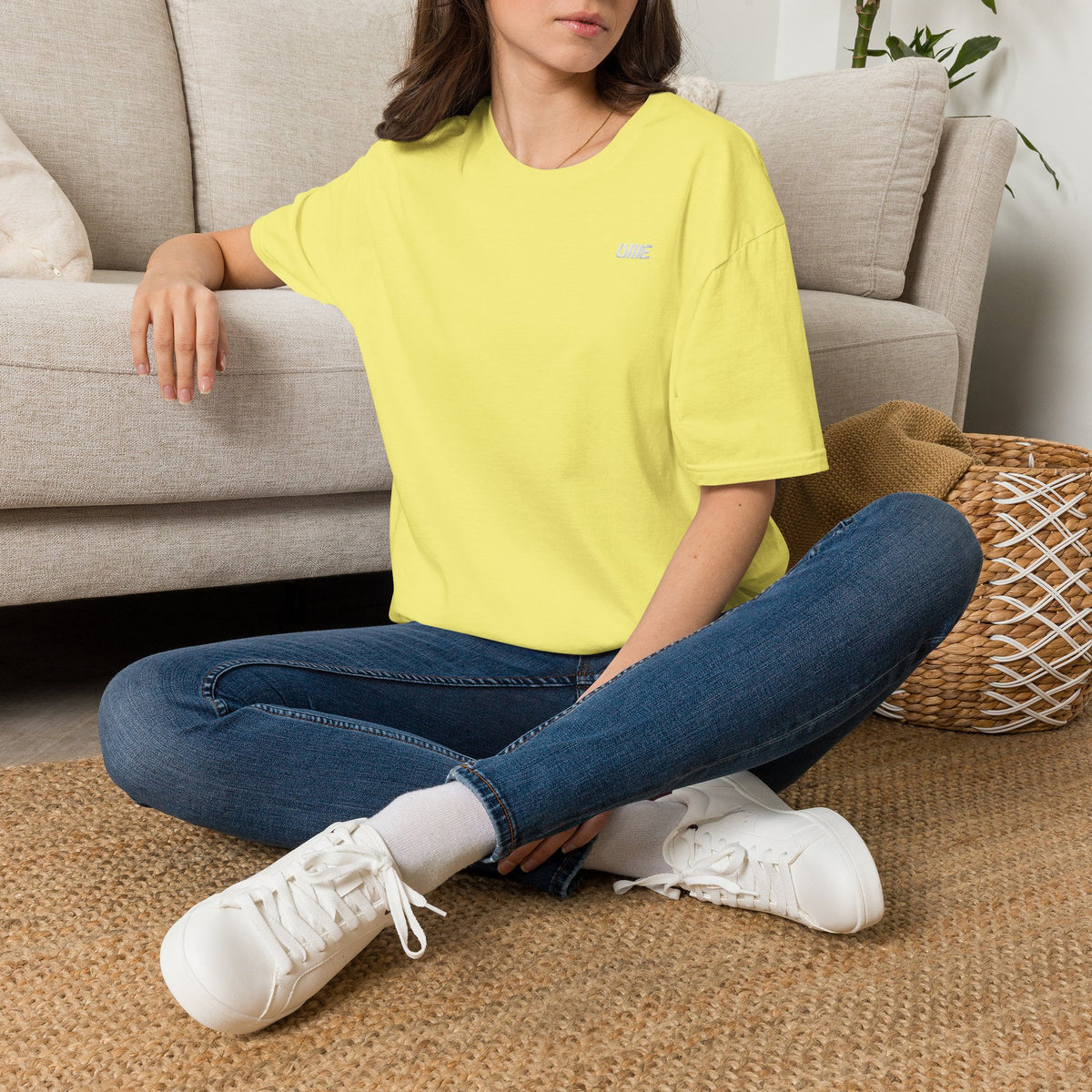 UME Retro Logo T‑Shirt — Multi-Color Minimal Sporty Graphic Tee