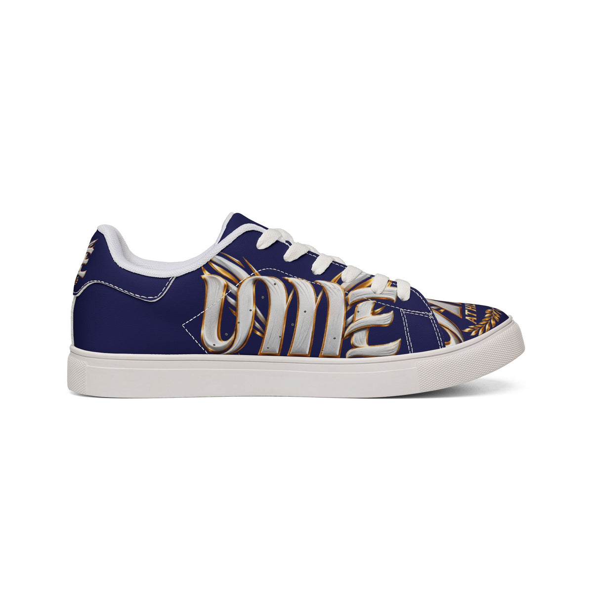 Copy of Low-Top Leather Sneakers — Black Gold Athletic Graphic