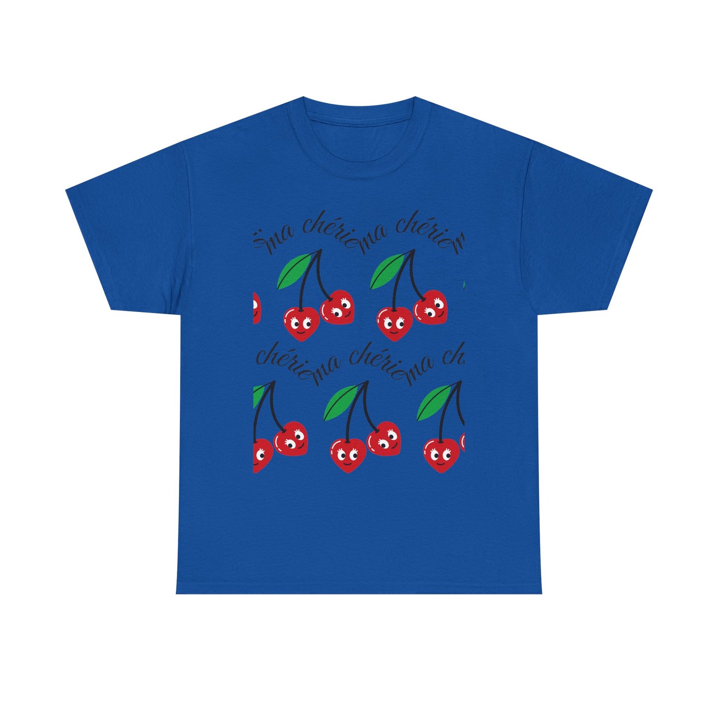 Cherry Pattern T‑Shirt — Cute Cherie Graphic Tee