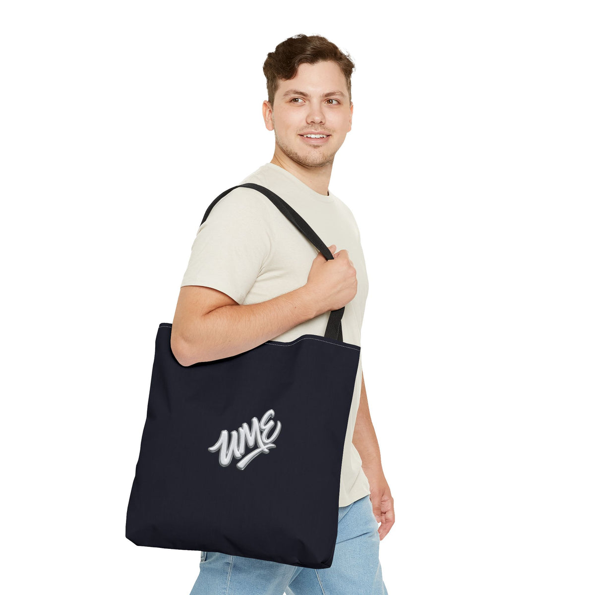 Tote Bag — UME White Logo Streetwear Carryall