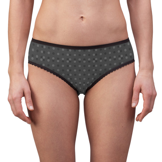 Polka Dot Lace-Trim Women’s Briefs — Comfortable Everyday Bikini Panties